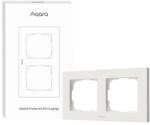 Aqara H2 dupla EU sorolókeret, fehér (AQA-ALK-FRAME2-W) - smart-otthon