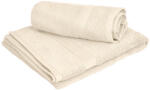  1x prosop de baie CLARYSSE ELEGANCE 70x140 cm + 1x prosop de maini CLARYSSE 60x110 cm 100% bumbac, crem Prosop