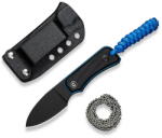 CIVIVI Baby Banter Fixed Blade C23045-1 Black/Blue G10 Nitro-V (C23045-1)