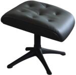 Flexlux Fekete bőr FLEXLUX VOLDEN II. lábtartó, 53 x 44 cm (FX-290031500960103)