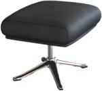 Flexlux Fekete bőr FLEXLUX SINI lábtartó 54 x 41 cm (FX-10040500723065)