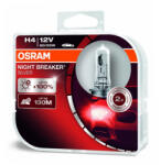 OSRAM Autóizzók H4, 12V, 60/55W, Night Breaker Silver (2db) (64193NBS-HCB_18525_aho)