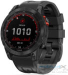  Garmin Fenix 5 / 6 / 6 Pro / 7, szilikon pótszíj, állítható, TP IconBand, fekete - mobil-box