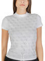 Guess Rövid ujjú pólók SS MOCK NECK ALL OVER 4G TEE W4BI26 J1314 Fehér EU L