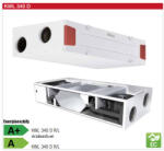 Helios KWL 340 D L Hővisszanyerős központi szellőző, mennyezeti kivitelben, easyControls szabályzással