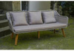  Modern 173 cm széles technorattan 3 üléses sofa Largo (92484-1908872)