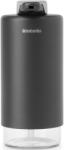 Brabantia SinkStyle Soap Dispenser konyhai szappanadagoló 200ml, r. m. acél burkolat, üveg tartály, határtalan szürke ásványi textúra - 227981 (227981)