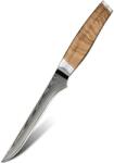 HARAHU Cuțit de bucătărie damasc ZE-37561 - Boning / Maro KP37561