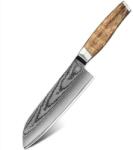 HARAHU Cuțit de bucătărie damasc ZE-37558 - Santoku / Maro KP37558