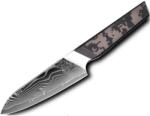 HARAHU Cuțit de bucătărie damasc TA-37578 - Bunka / Negru / Gri KP37578