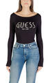 Guess Bodyk LS NEVA HOTFIX LOGO BODY W5YP05 K68D2 Fekete EU L