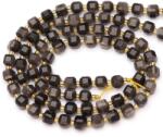  Obsidian Argintiu Cub Fatetat 6, 5-6, 9 mm - Piatra Abundentei si Protectiei - Margele pentru Bijuterii