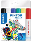 Pilot Dekormarker készlet, 1, 4 mm, PILOT " Pintor M" 6 különböző klasszikus szín