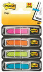3M Jelölőcímke, műanyag, 4x24 lap, 11, 9x43, 2 mm, nyíl, 3M POSTIT, vegyes - toptoner