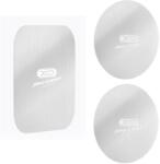 XO Y2 fémlemez szett mágneses autós tartóhoz, 3 db - Ezüst