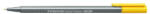 STAEDTLER Tűfilc, 0, 3 mm, STAEDTLER " Triplus 334" , sárga
