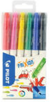 Esselte Filctoll készlet, 0, 39-0, 7 mm, törölhető, PILOT " Frixion Colors" , 6 különböző szín