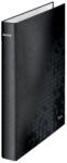 Leitz Gyűrűskönyv A4, Maxi 4cm, 2 gyűrű, D alakú, karton Leitz Wow fekete (42410095) - toptoner