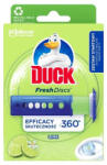 DUCK WC tisztító korong adagolóval, 36 ml, DUCK " Fresh Discs" , lime