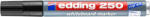 edding Tábla- és flipchart marker, 1-3 mm, kúpos, EDDING " 250" , fekete