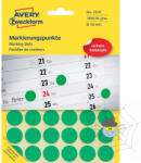AVERY Zweckform etikett címke, Ø18 mm, jelölésre, 24 címke/ív, 44 ív/csomag - zöld