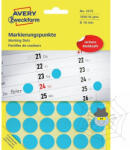 Avery Zweckform etikett címke, Ø18 mm, jelölésre, 24 címke/ív, 44 ív/csomag - kék