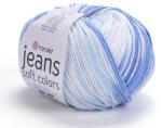 YARNART Jeans Soft Colors fonal 6213 - Kék-fehér színárnyalat