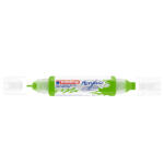 edding Akril marker 2-3mm, és 5-10mm, 3D kétvégű Edding 5400 sárgászöld (7580247021)