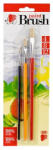 ICO Ecsetkészlet, lapos, no. 4-8-12, fa, ICO " Süni" , vegyes színek
