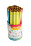 Nebulo Grafitceruza HB, háromszögletű, 72 db/doboz, Nebulo, élénk színű test (GC-72-HB-TR-RKS) - toptoner