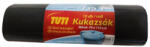 TUTI Szemeteszsák, 135 l, 10 db, 70x110 cm, 17 , TUTI, fekete