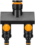 Fiskars Comfort 2 utas csaptelep csatlakozó, multi, be/ki