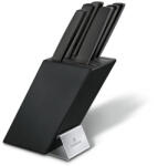 Victorinox Swiss Modern késkészlet, 6 késsel, blokkban, fekete