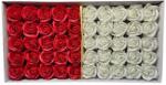  Trandafiri sapun mix color pentru aranjamente florale set 50 buc (45302)