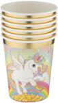  Unikornis Rainbow papír pohár 6 db-os 250 ml (CCG126883) - csinimini