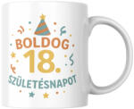  Boldog 18. Születésnapot születésnapi bögre (Boldog_18_Szuletesnapot_szuletesnapi_bogre)