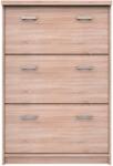 Mobikon Pantofar PAL stejar SonomaTopty 80x27x121 cm (0000370867) Pantofar