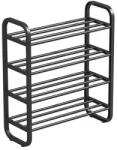Mobikon Pantofar metal negru Ferrum 61x23x58 cm (0000399548) Pantofar