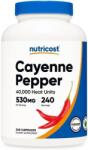 Nutricost Cayenne Pepper, 530 mg, 240 капсули, Nutricost (67330 (394101) NC)