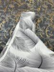  Bumbac Satinat 100% Engross - Latiime 240 cm, Lungime 30 ml, Ideal pentru Lenjerii de Pat și Proiecte Textile 4833 gri