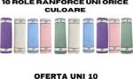 SABAEV 10 ROLE UNI Material satinat pentru lenjerii en gros uni