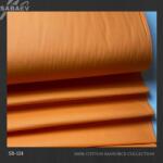 SABAEV Material Bumbac Satinat Uni Engros - Stofa Lenjerii 240 cm Latime Producatori sb 124 orange