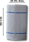 SABAEV Rola Panza Alba 90 cm din Bumbac 100% - Ideala pentru Lenjerii de Pat și Proiecte Diverse Rola 40 ml