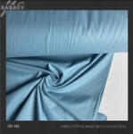 SABAEV Material Bumbac Satinat Uni Engros - Stofa Lenjerii 240 cm Latime Producatori 141 albastru
