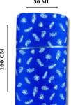  Material Nanghin Inlet Engros 100% Bumbac - 160 cm Latime, 50 ml, 180 gr/mp2 - Fulgi Albastru pentru Perne, Burdufuri si Sacose