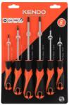 Kendo TORX csavarhúzó készlet 6r. T8-T27 mágneses CrV No. 85137 (85137) - solnaiparcikk