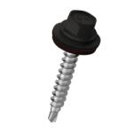 Koelner RAL 7016 antracit hatlapfejű önfúró csavar fémhez + EPDM alátét 4, 8x19 mm (06205)