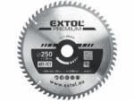 Extol körfűrészlap, keményfémlapkás, 250×30mm(lyuk átm), T60; 3, 2mm lapkaszélesség, max. 6500 ford/perc