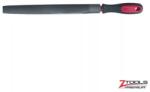 Ztools Z-TOOLS félkerek- hegyesvégű reszelő, nyelezve 300/2 (041801-0006)