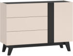  Komód SABLE 04 kasmír / fekete